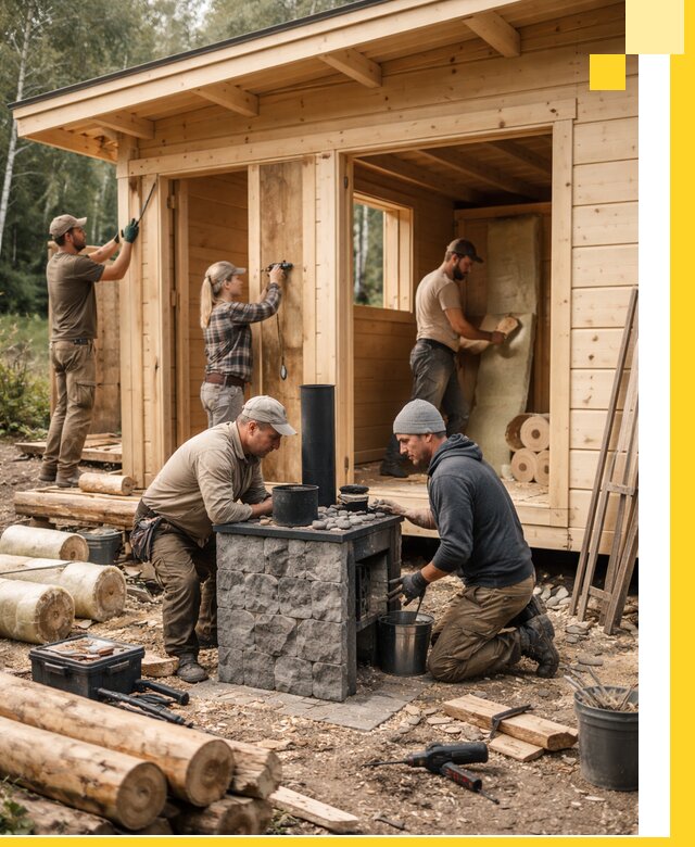 Купить баню под ключ в Москве строительство монтаж отделка