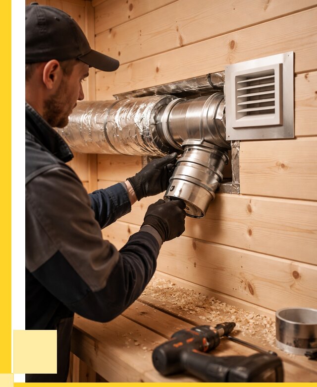 Монтаж вентиляции бани в Москве от 12678 р. | АкваДомМск