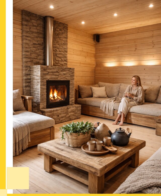 Проект бани с комнатой отдыха в Москве от 36978 р. | АкваДомМск