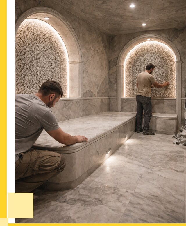 Турецкие бани под ключ в Москве от 264125 р. | АкваДомМск