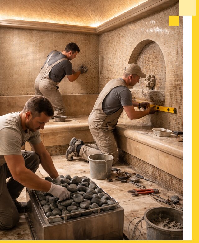 Проектирование и строительство хамама и сауны в Москве