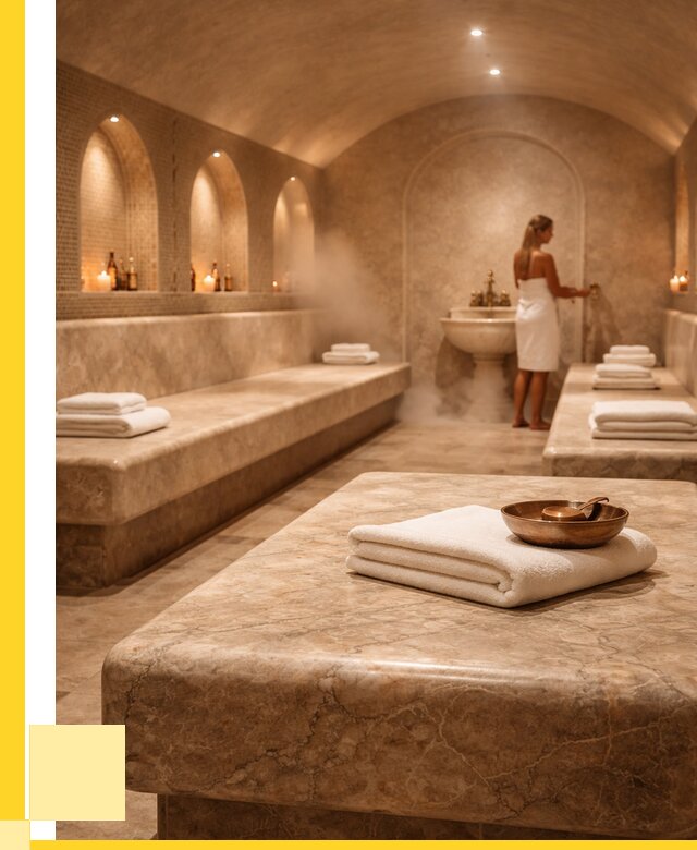 Лежаки для хамама в Москве под ключ от 36978 р. | АкваДомМск