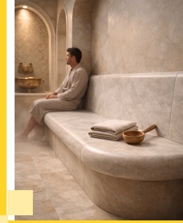 Сиденья для хамама в Москве под ключ от 12678 р. | АкваДомМск